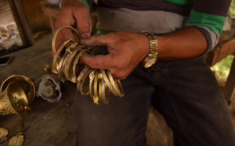 T'boli brass bracelets