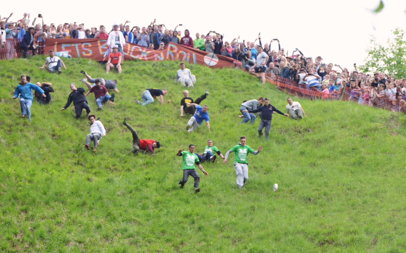 cheese rolling Cooper's Hill adventure activities