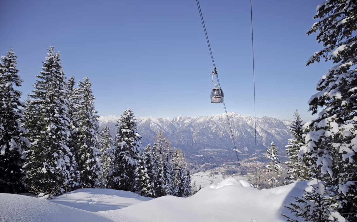 Skiing hotspots