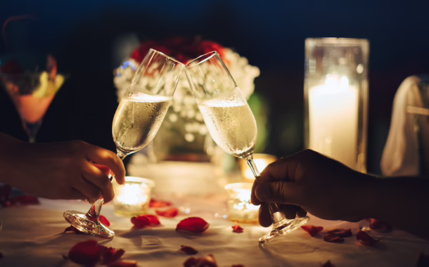 romantic dinner Valentine's Day