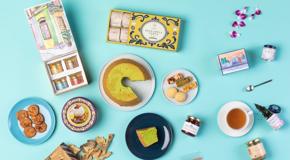 STB discover singapore food and beverage product spread