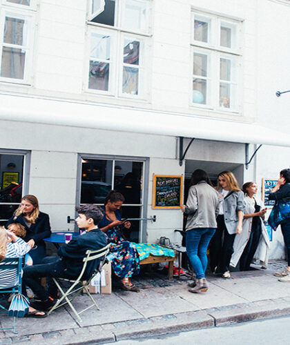 Copenhagen cafes in spring