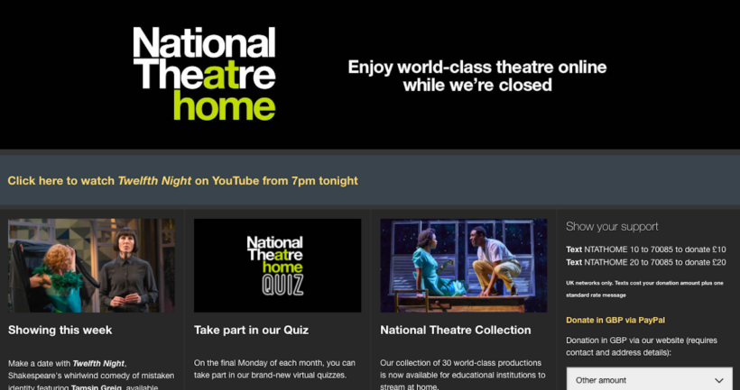 National Theatre at Home