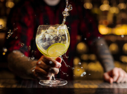 bartender cocktail gin