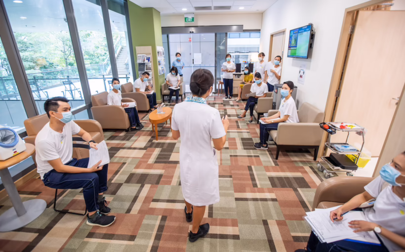 Cabin crew Singapore Airlines care ambassadors healthcare