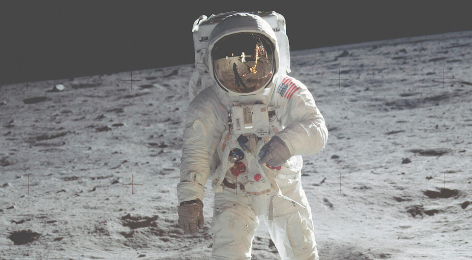 Neil Armstrong Apollo 11 space exploration © NASA