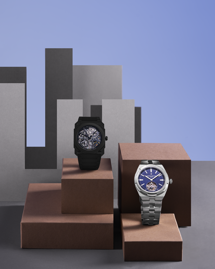 luxury watches Vacheron Constantin Bvlgari analog bling