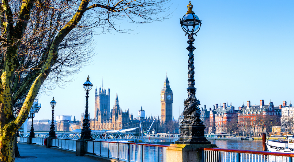 South Bank of River Thames London