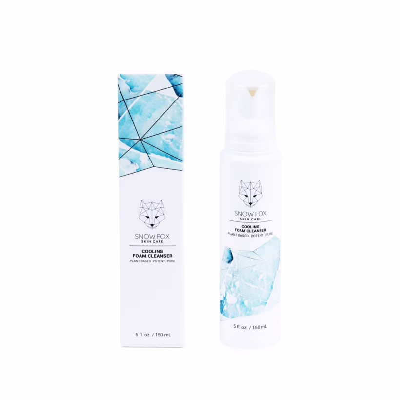 Snow Fox Cooling Foam Cleanser KrisShop Green