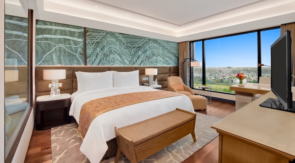  Leela Convention Ambience Hotel pillow