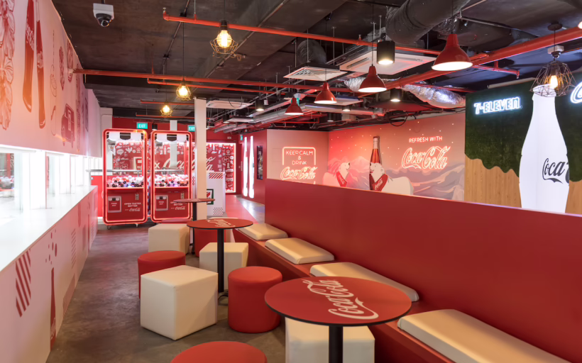 7-11 x Coca Cola crossover store