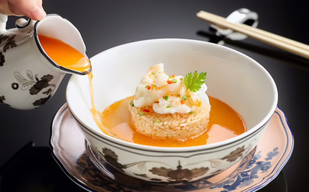 Summer Pavilion - Poached Rice with Lobster