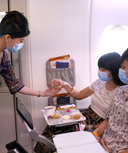 Restaurant A380 SIA singapore airlines