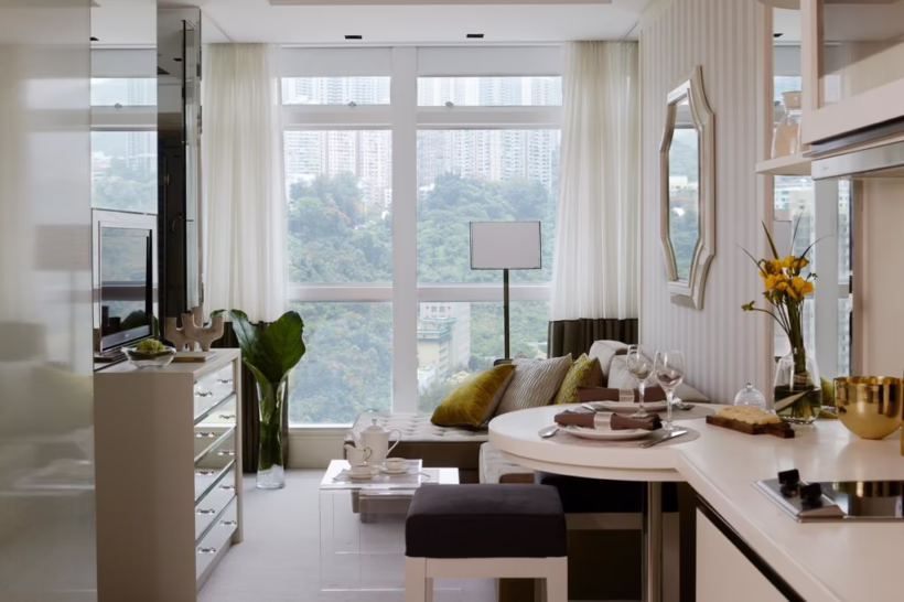 aesthetic hotel interior minimalist vintage