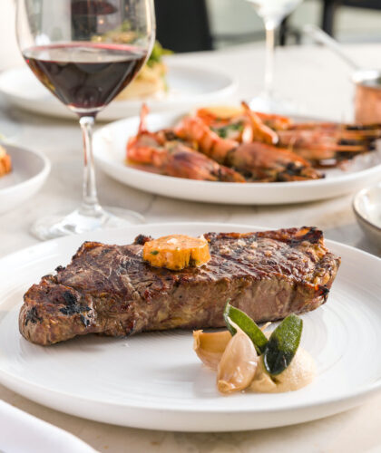 steak food plating aesthetic gourmet