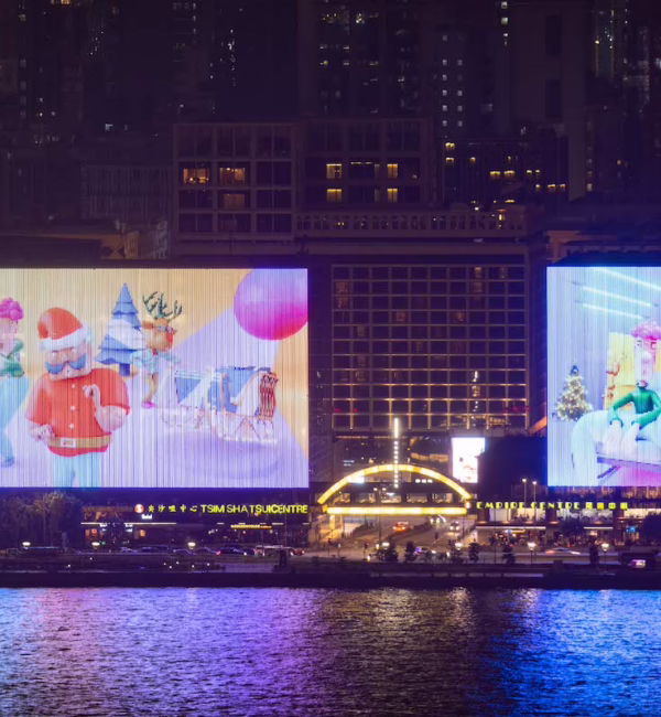 projections led hong kong tsim sha tsui
