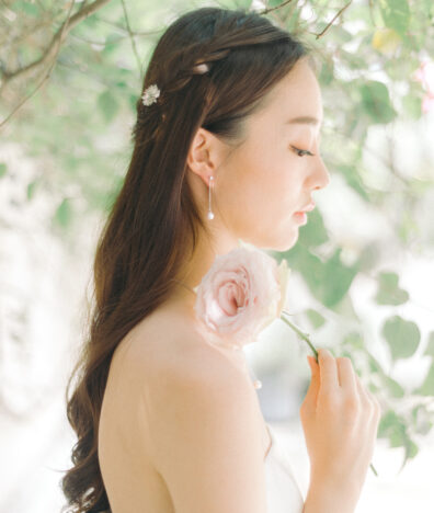 girl flower photography