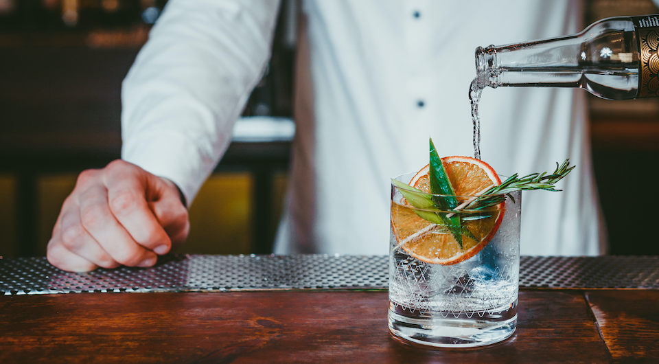 Gin and tonic
