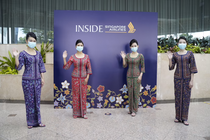 Cabin crew Inside Singapore Airlines