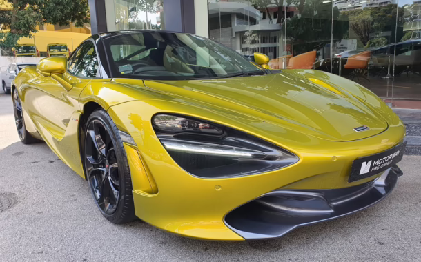 One of Motorway's pre-owned McLaren supercars