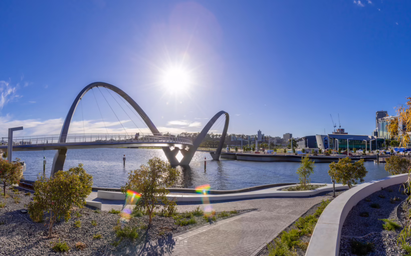 Elizabeth Quay Bridge Perth