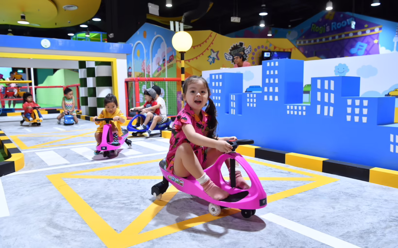 road circuit at Tayo Station indoor playground