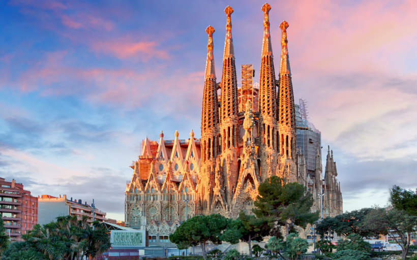 Sagrada Familia basilica in Barcelona