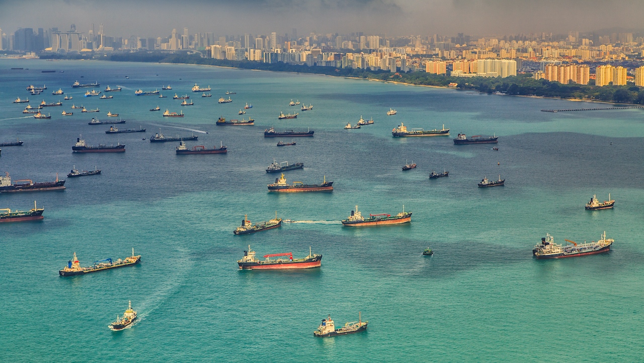 Singapore port. Photo credit: Shutterstock