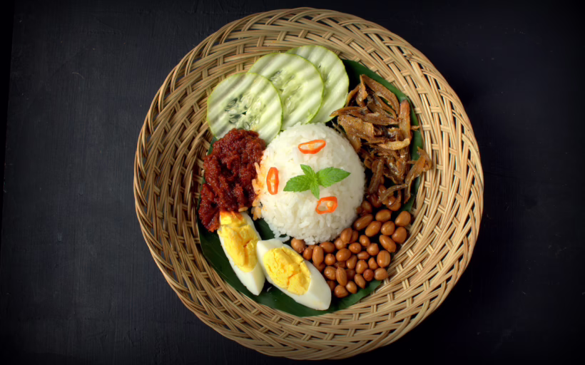 Nasi lemak malaysia