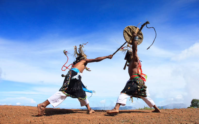 Caci Dance indonesia