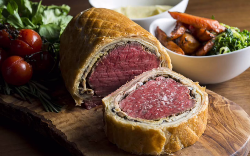 Bread Street Kitchen Beef fillet wellington mother's day