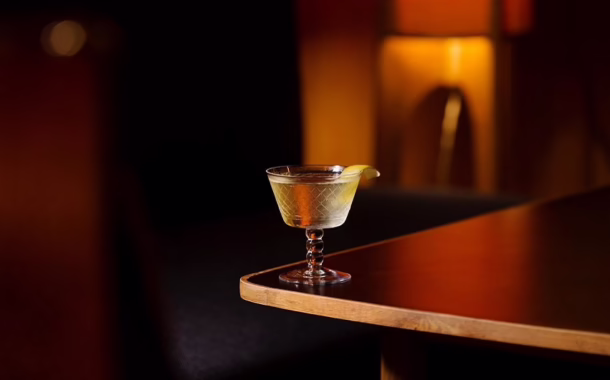 Liver Twice Vesper cocktail