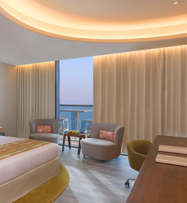 luxury deluxe suite sea view hotel room