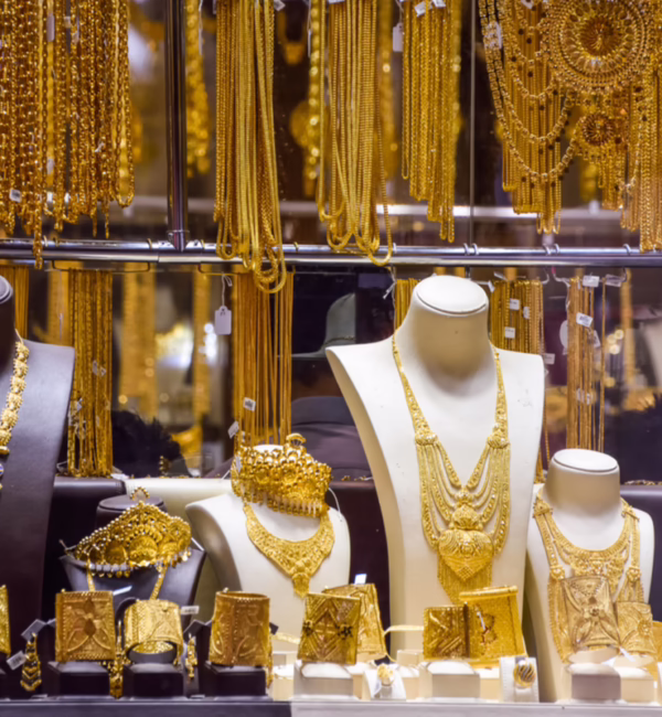 gold necklace jewellery market