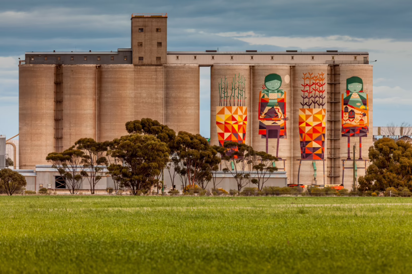 Kyle Hughes-Odgers for PUBLIC Silo Trail, Merredin.