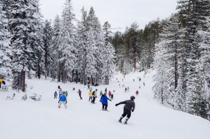 Snowboarding West Coast United States Heavenly Ski Resort