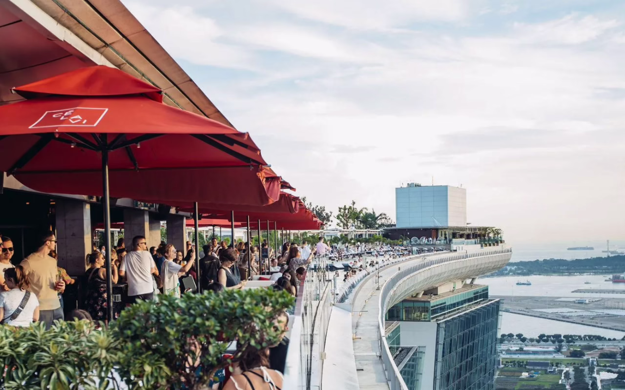 CE LA VI rooftop bar singapore Silverkris