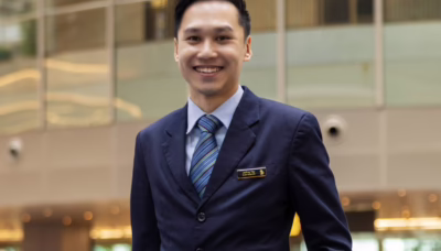 SIA flight steward Jeffrey Tay