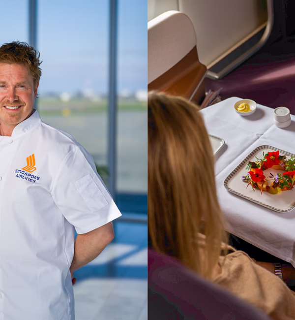 Chef Søren Selin guest chef of Singapore Airlines 2024