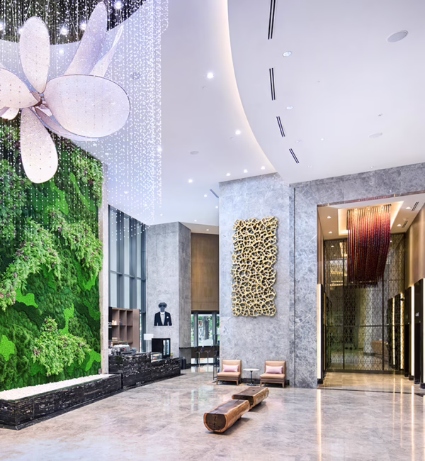 Lobby of Carlton City Hotel Singapore