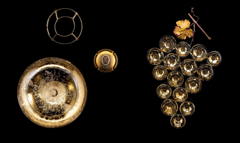 top shot cristal champagne