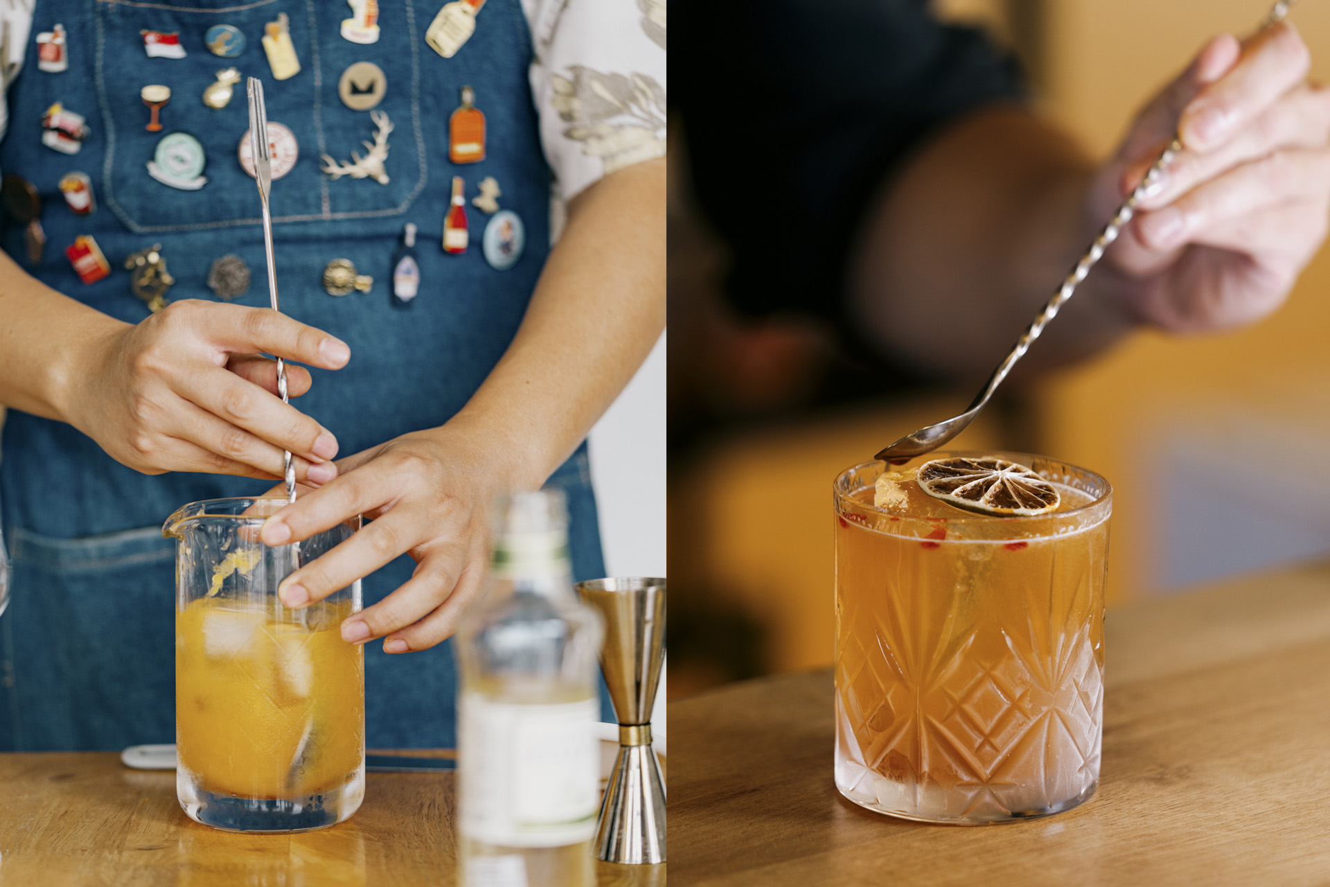 cocktail drinks at section d and vagabond drinks singapore
