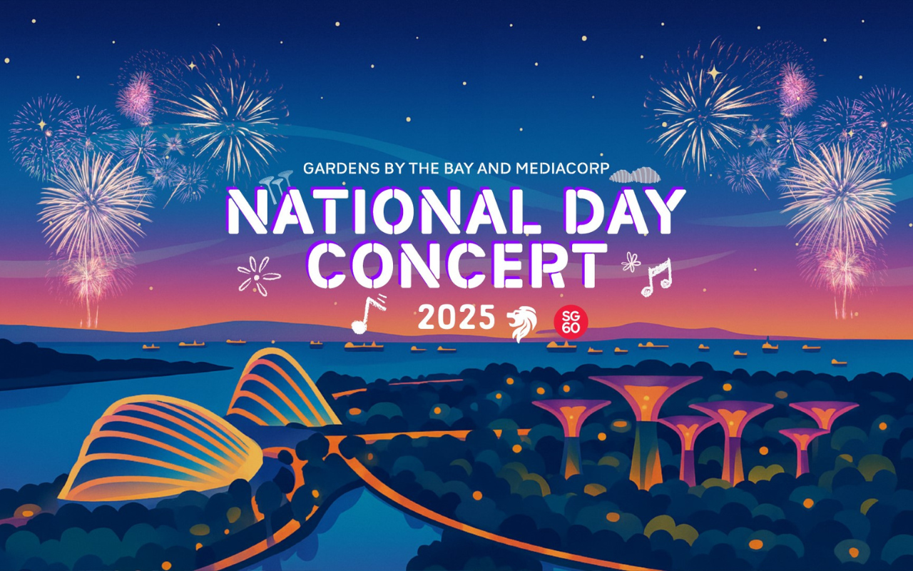Gardens by the Bay mediacorp national day SG60 celebrations Silverkris
