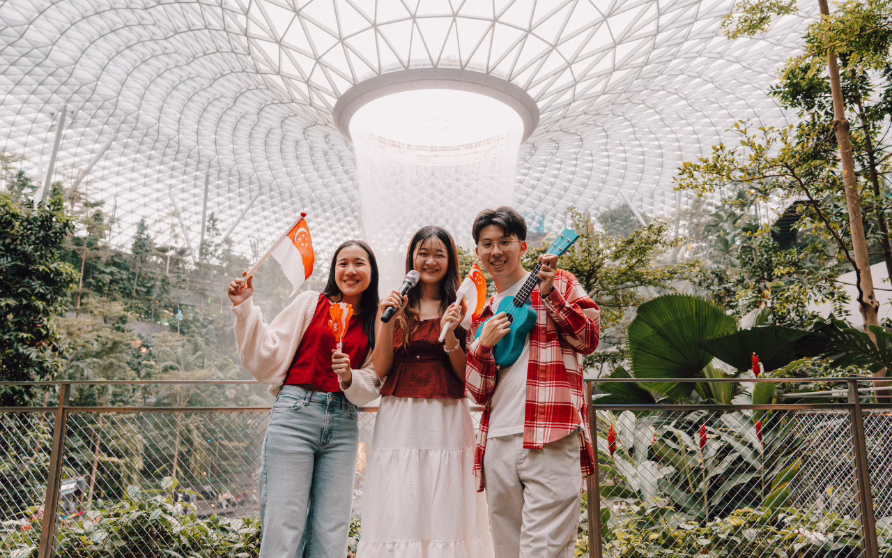 Jewel Changi and Changi Airport National Day 2025 SG60 celebrations Silverkris