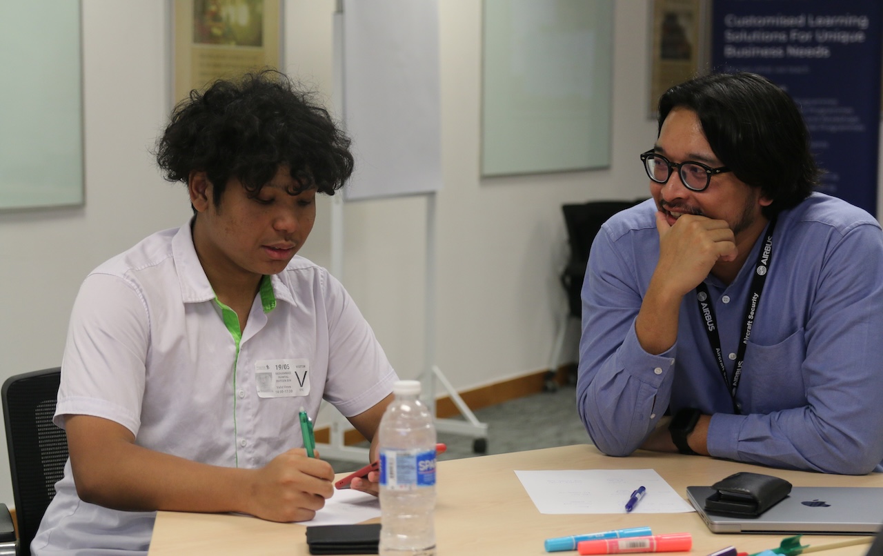 YUP Mohd Nawfal and mentor Silverkris