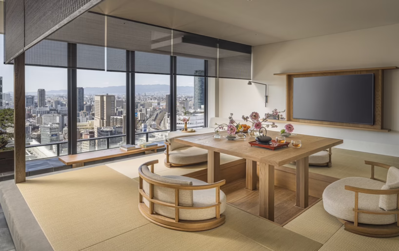 Four Seasons Hotel Osaka Tatami suite Silverkris