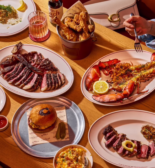 A delicious spread at The Coach Restaurant