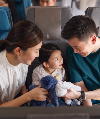family travel on SIA silverkris