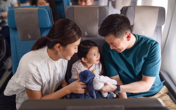 family travel on SIA silverkris