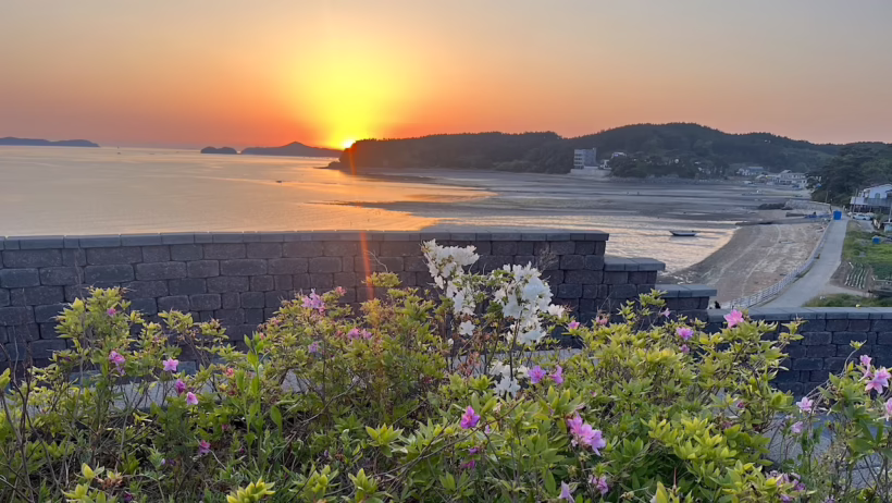 Sunset view in Chungcheongnam-do